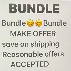 Bundle Sign Poster - Gray Text on White